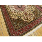 Mid 20th Century Persian Tabriz Rug with Silk Highlights