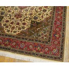 Mid 20th Century Persian Tabriz Rug with Silk Highlights