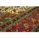 Mid 20th Century Persian Tabriz Rug with Silk Highlights