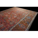 19th Century W. Persian Bijar Carpet 