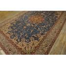 Mid 20th Century Persian Isfahan Carpet on Silk Foundation by Seyed Ahmad Sanayeh