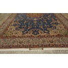 Mid 20th Century Persian Isfahan Carpet on Silk Foundation by Seyed Ahmad Sanayeh