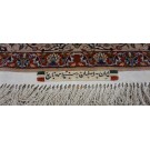 Mid 20th Century Persian Isfahan Carpet on Silk Foundation by Seyed Ahmad Sanayeh