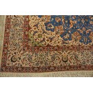 Mid 20th Century Persian Isfahan Carpet on Silk Foundation by Seyed Ahmad Sanayeh