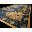 Early 20th Century Chinese Peking Scenic Carpet