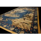 Early 20th Century Chinese Peking Scenic Carpet