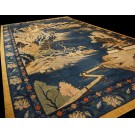 Early 20th Century Chinese Peking Scenic Carpet