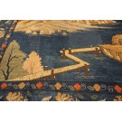 Early 20th Century Chinese Peking Scenic Carpet