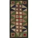 American Hooked Rug #17167