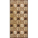 American Hooked Rug #17619