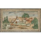 American Hooked Rug #20-13167