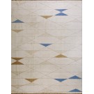 1930s French Art Deco Flat-Weave Rug 