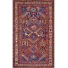 19th Century Caucasian Dragon Sumak Carpet 