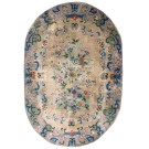 1920s Chinese Art Deco Oval Carpet