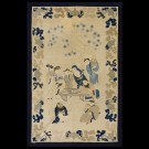 Early 20th Century Chinese Peking Carpet with Eight Immortals Playing Weiqi 