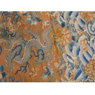 Mid 19th Century Silk Chinese Dragon Embroidery