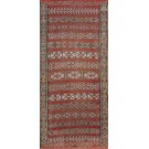 Mid 20th Century Moroccan Flat-weave Carpet 