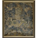 Mid 18th Century Scenic English Needlepoint