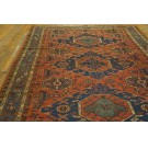 Late 19th Century Caucasian Sumak Carpet 