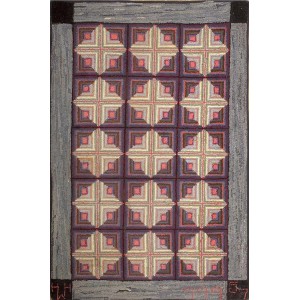 American Hooked Rug #17050