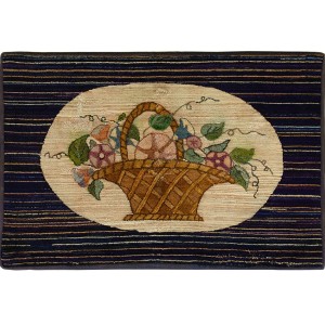 American Hooked Rug #17160