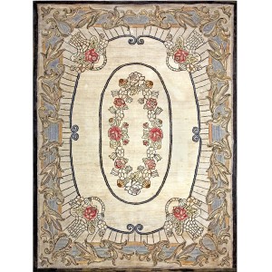 American Hooked Rug #17452