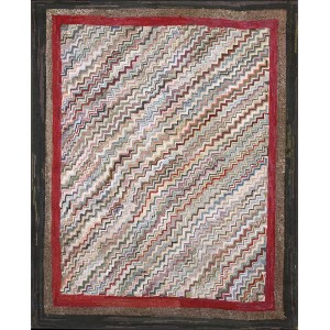 American Hooked Rug #17860