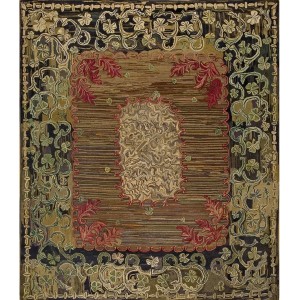 American Hooked Rug #18409