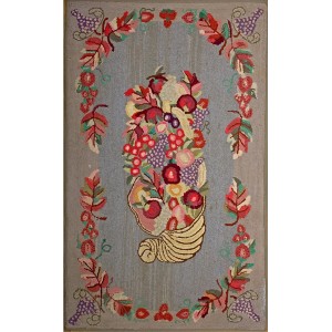 American Hooked Rug #19133