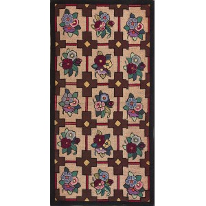 American Hooked Rug #20504