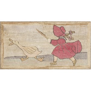 American Hooked Rug #20750