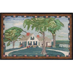 American Hooked Rug #18671