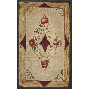 American Hooked Rug #17049