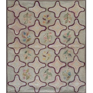 American Hooked Rug #17184