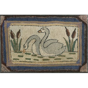 American Hooked Rug #17268