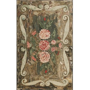 American Hooked Rug #17431