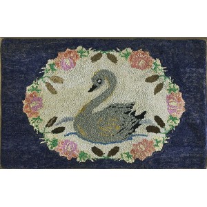 American Hooked Rug #17639