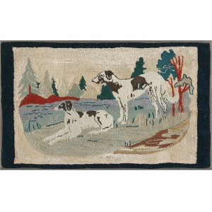 American Hooked Rug #18374