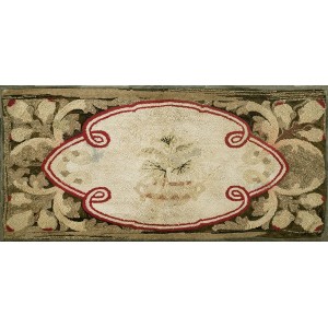 American Hooked Rug #18618