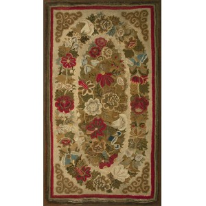 American Hooked Rug #18625