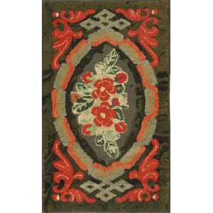 American Hooked Rug #18695