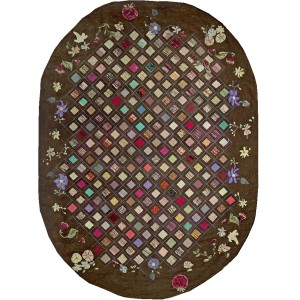 American Hooked Rug #19244