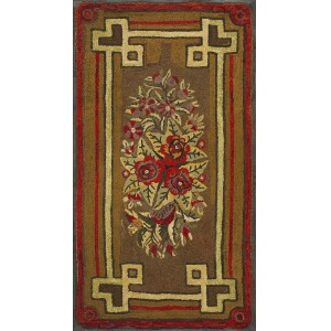 American Hooked Rug #19357