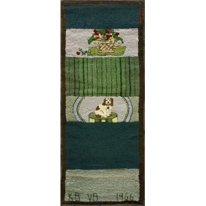 American Hooked Rug #19614