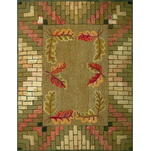 American Hooked Rug #20-13102