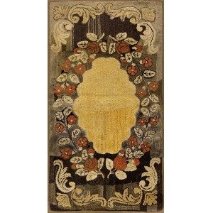 American Hooked Rug #20-13138