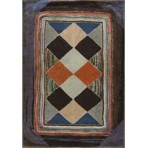 American Hooked Rug #20474