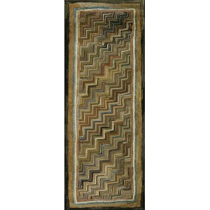 American Hooked Rug #20518