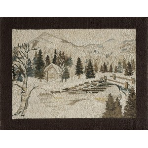 American Hooked Rug #20578