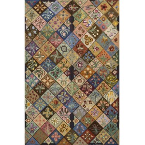 American Hooked Rug #24902